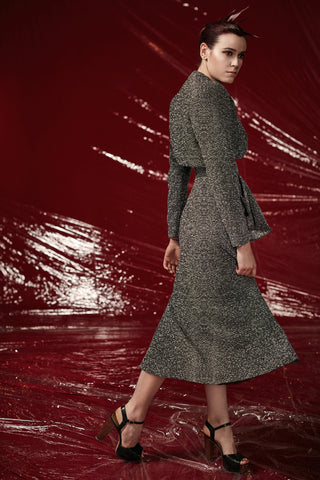 Textured Wool "Bladerunner" Dress