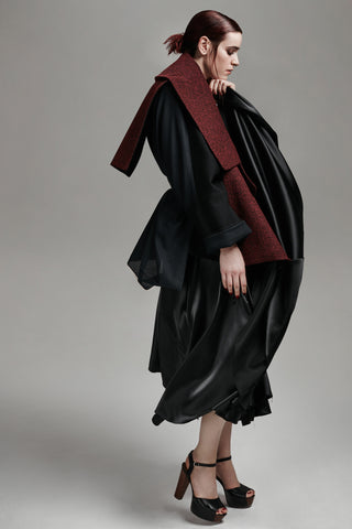 Fleck wool "Lego" Collar Piece