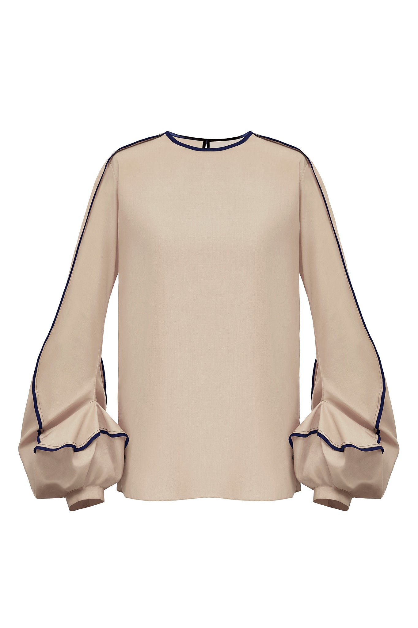 Beige Cotton "Dew" Blouse