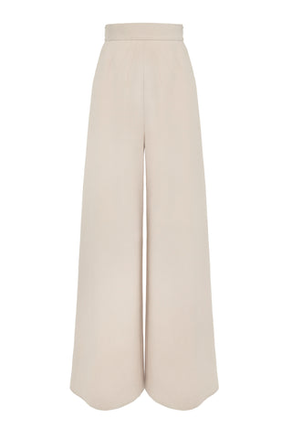 Beige Cotton Blend "Scopic" Trouser