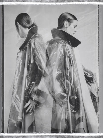 Canvas/Plastic "Cyrus" Trench Coat Ensemble