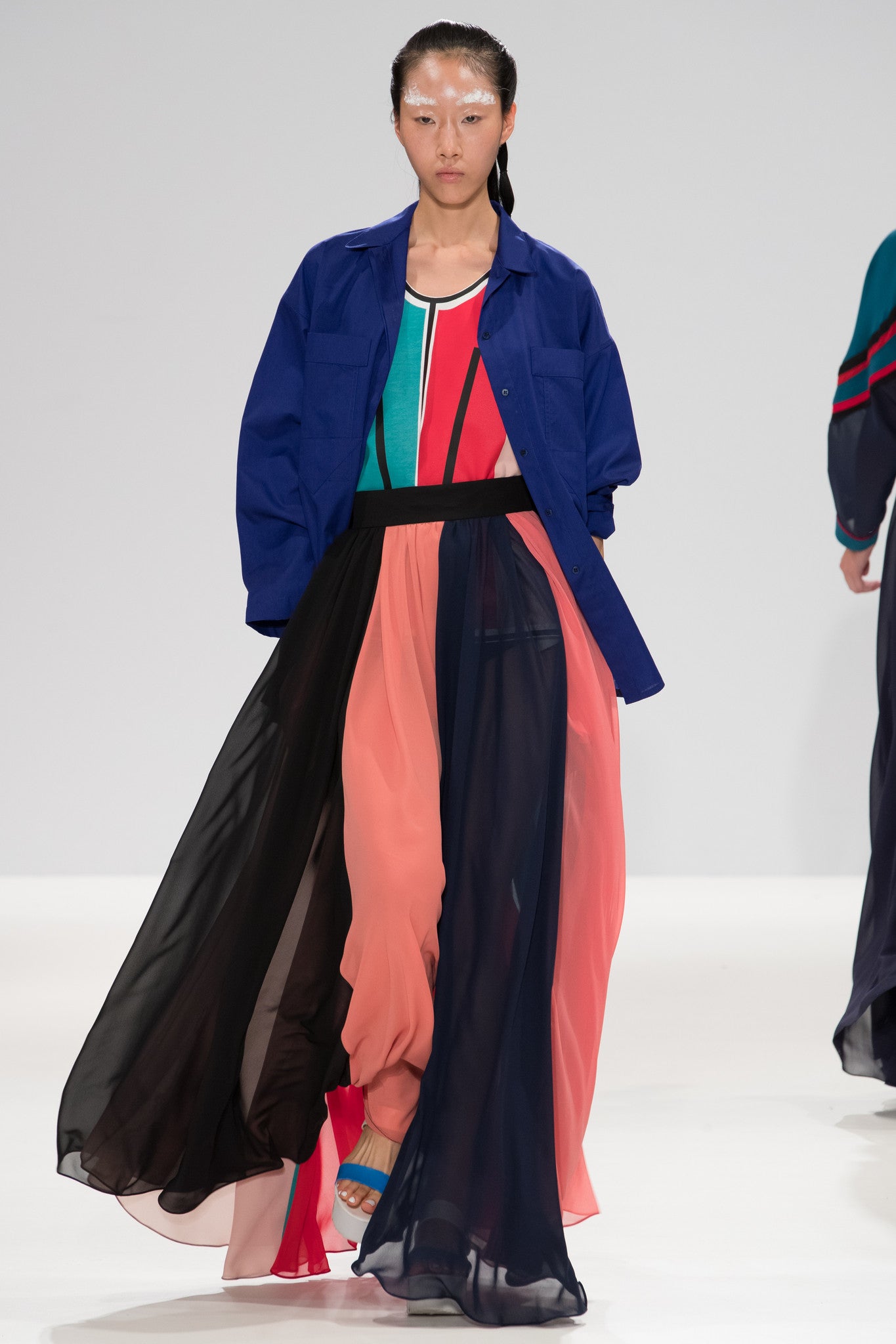 Multicolour Bonded fabric "Lana" Top