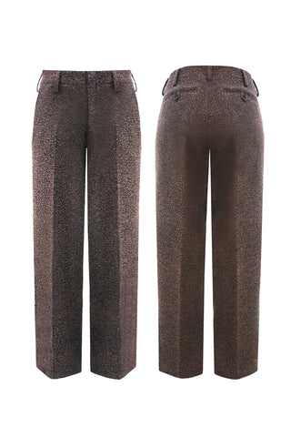 Textured speckled wool "Quentin" Trouser