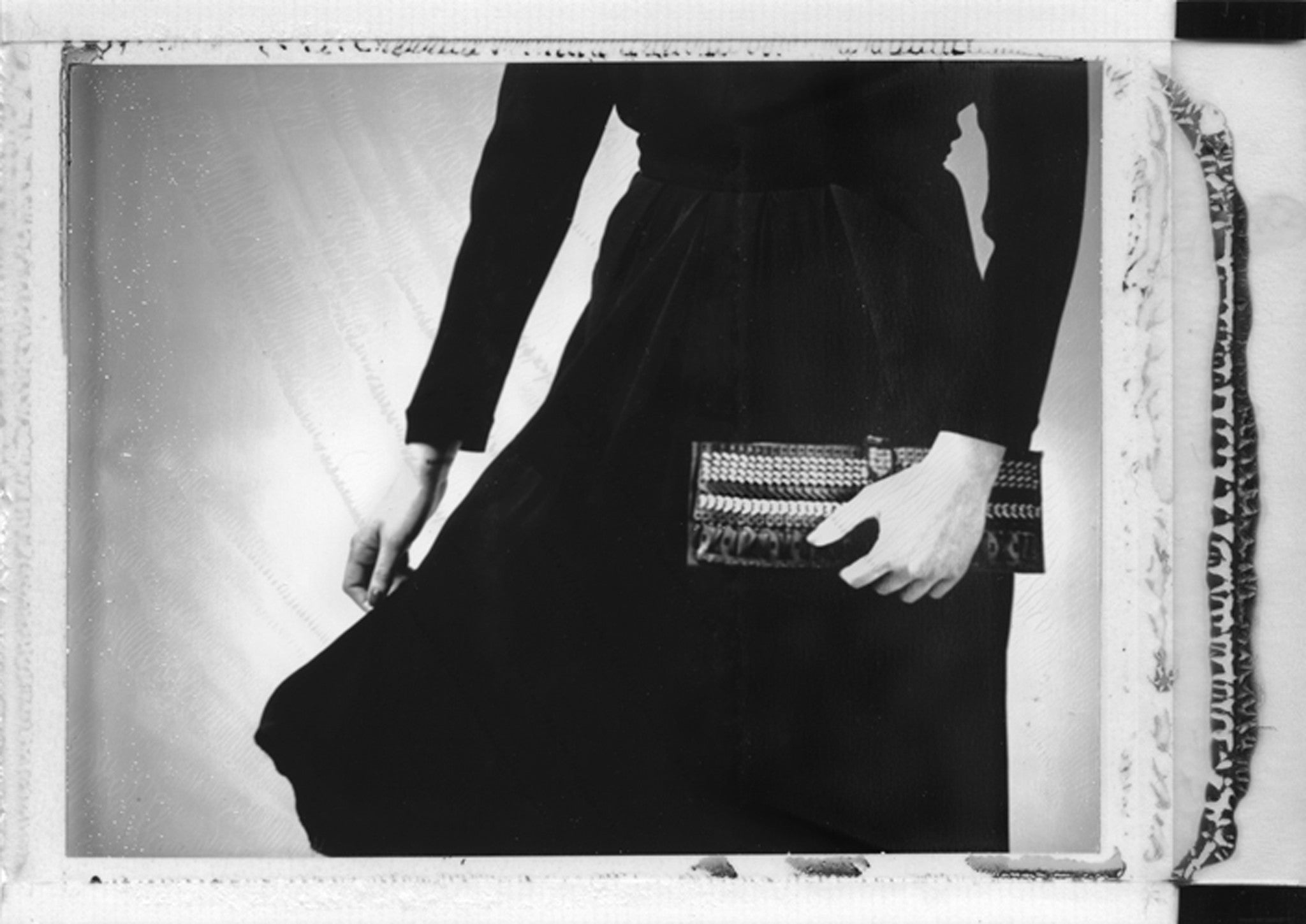 Woven Leather "ONNA" Clutch Bag